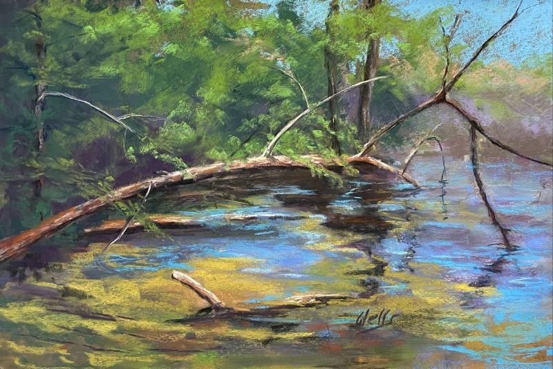 Along Neuse River by artist Linda Wells